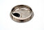 Round Computer Metal Grommet 60mm for Desk Table Cable Tidy Wire Cover - Satin