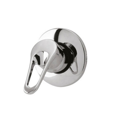 Round Concealed Or Exposed Manual Shower Valve (1 Outlet) - Chrome