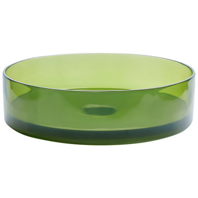 Round Countertop Basin 360 mm Green TOLOSA