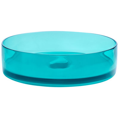 Round Countertop Basin 360 mm Turquoise TOLOSA