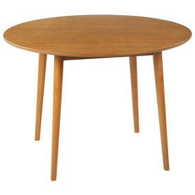 Round Dining Table 110 cm Light Wood RADAN