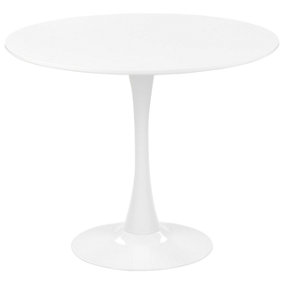 Round Dining Table 90 cm White BOCA