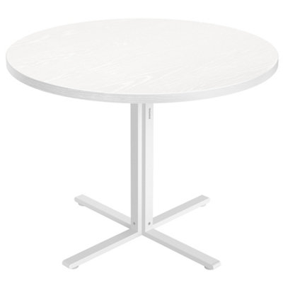 Round Dining Table, Small Kitchen Table for 4 People, Farmhouse Style ...