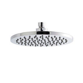 Round Easyclean Fixed Head, 200mm - Chrome