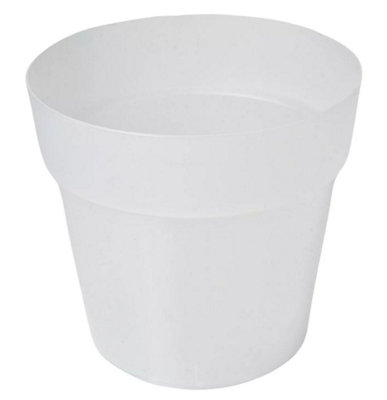 Round Flowerpot Seedling Grower Pot Semi Transparent 5 Size Drainage ...