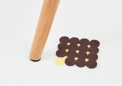 Round Furniture Felt Pads 16 Pcs Self adhesive Floor protector