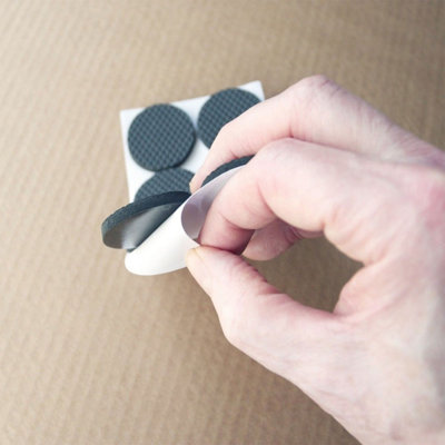 Round Furniture Pad Floor Protector for Chairs Self Adhesive Non-Slip Felt Pad, 45mm, 2 Set