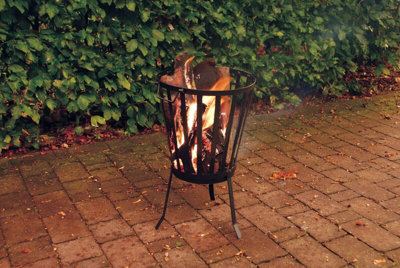 Round Garden Outdoor Fire Basket