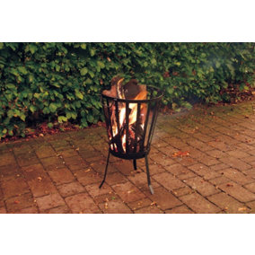 Round Garden Outdoor Fire Basket