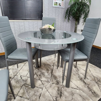 Best chairs for round store glass dining table