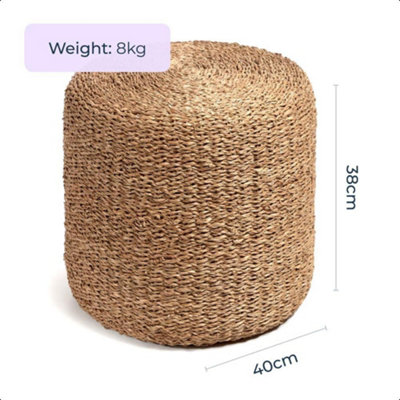 Diy deals jute pouf