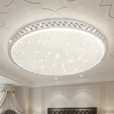 Round LED Ceiling Light Panel for Bathroom, Kitchen & Living Room