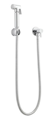 Round Manual Douche Spray Kit - Chrome