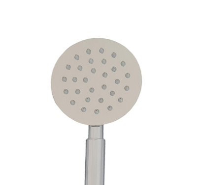 Round Modern Handset 1.2m Shower Hose Handset Holder For Bath Mixer Tap Shower