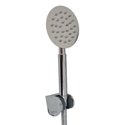 Round Modern Handset 1.2m Shower Hose Handset Holder For Bath Mixer Tap Shower - 7