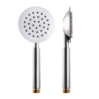 Round Modern Handset For Shower Handset For Bath Mixer Tap Shower Chrome Finish
