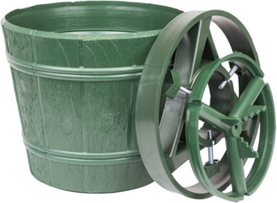 Round Planet Christmas Tree Stand with Water Reservoir Greeen Small