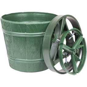 Round Planet Christmas Tree Stand with Water Reservoir Greeen Small