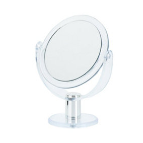 Round Plastic Cosmetic Magnifying Mirror Large