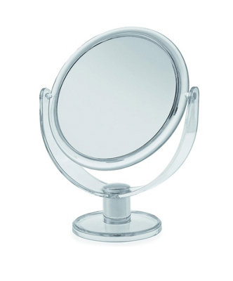 Round Plastic Cosmetic Magnifying Mirror Small