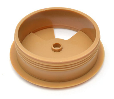 Round Plastic Grommet For Desk Table Cable Tidy Wire Cover 60 mm Beige
