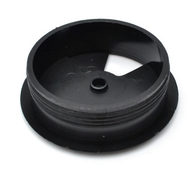 Round Plastic Grommet For Desk Table Cable Tidy Wire Cover 60 mm Black - 3