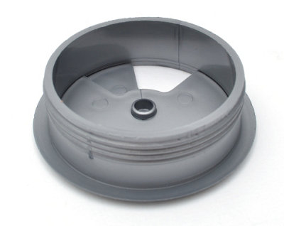 Round Plastic Grommet For Desk Table Cable Tidy Wire Cover 80 mm Aluminium - 3