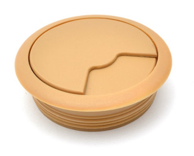 Round Plastic Grommet For Desk Table Cable Tidy Wire Cover 80 mm Beige Price Comparisons | Compare The Build