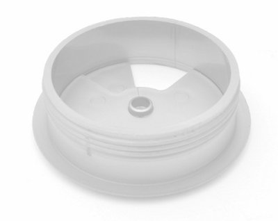 Round Plastic Grommet For Desk Table Cable Tidy Wire Cover 80 mm White - 3
