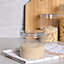 Round Plastic Jar Food Storage Container Small Clear Lid