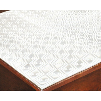 Round Table Protector - Heat Resistant Dining Table Cover, Protect from Scratches, Water Marks, Heat Burns - 90cm Diameter