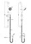 Round Thermostatic Vertical Bar Valve and Luxury Curved Slider Rail Kit Shower Bundle - Chrome - Balterley