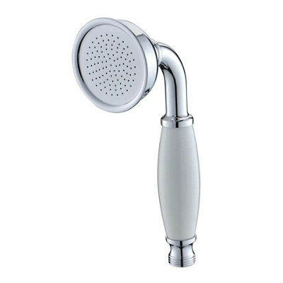 Round Traditional Handset For Shower Handset For Bath Mixer Tap Shower Chrome Finish