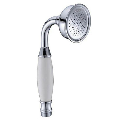 Round Traditional Handset For Shower Handset For Bath Mixer Tap Shower Chrome Finish - 4