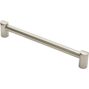 Round Tube Pull Handle 244 x 16mm 224mm Fixing Centres Satin Nickel