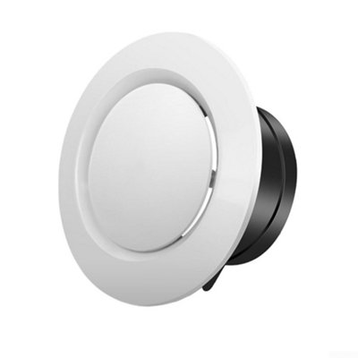 Round ventilation covers with adjustable louvers for walls, indoor ...