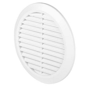 Round Ventilation Grille with Adjustable Duct Size from 4" to 6"