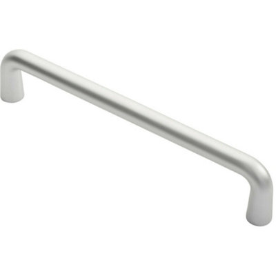 Rounded D Shaped Bar Handle 450mm x 22mm Diameter Satin Anodised Aluminium