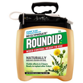 Roundup Natural Weed Control Pump N Go 5L