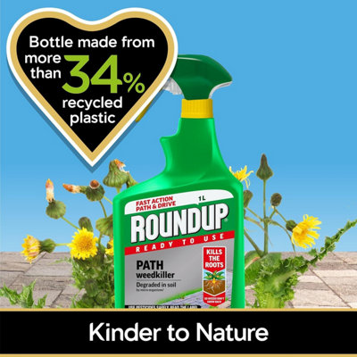 Roundup Path and Drive Weed Control 1L Ready to Use Spray Professional ...
