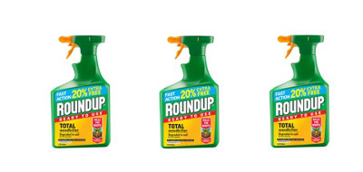 Roundup Total Ready To Use Weedkiller 1L +20% Free (1.2L) Pack of 3