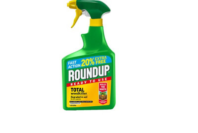 Roundup Total Ready To Use Weedkiller 1L +20% Free (1.2L)
