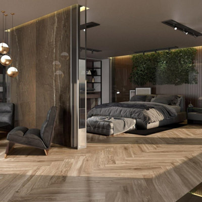 Roveria Desert Wood Porcelain Tile 15 x 90cm main image 0