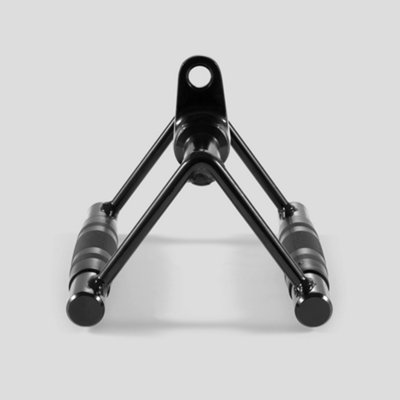 Row Handle with Revolving Grip for Cable Strength Workouts