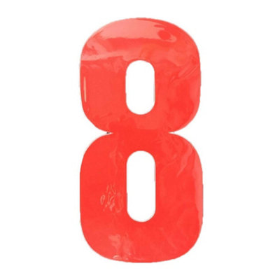 Rowan 8 Reflective Bin Number Red (One Size)