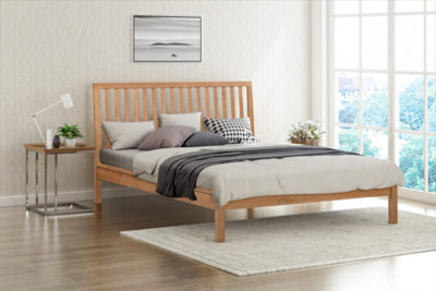 Rowley Double 4ft 6 Smoked Oak Solid Oak Bed Frame