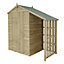 Rowlinson 4x3 Oxford Shed with Lean To