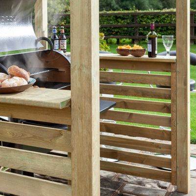 Bbq shelter b&q sale