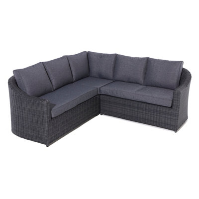 Rowlinson Bunbury Corner Sofa Set - Grey Weave