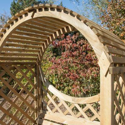 Rowlinson Keswick Timber Arbour - 5